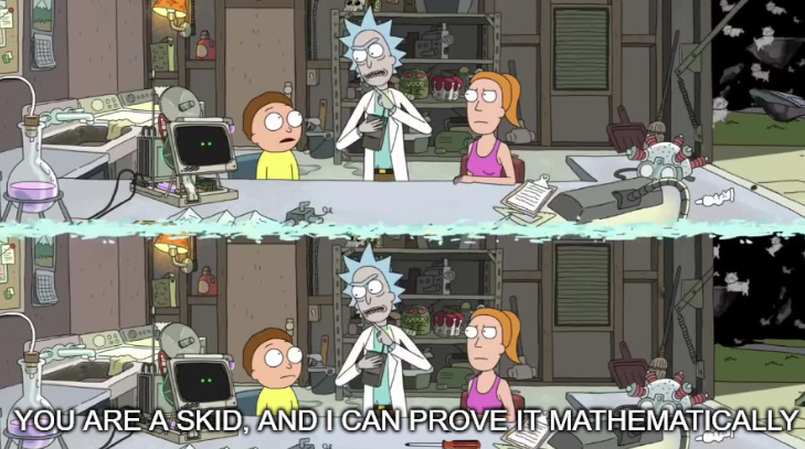 I can prove it mathematically